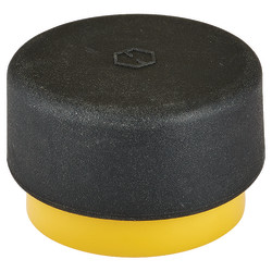 Hoppe AR612 Nylon Floor/Wall Mounted Door Stop - 32 x 20mm - Golden Yellow