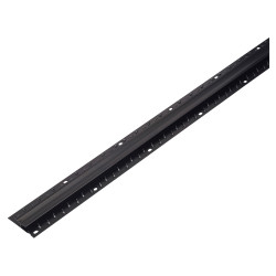 Dual Edge Door Bar Carpet Trim - 900mm Length - Matt Black