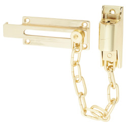 Touchpoint Locking Door Chain - Electro Brass
