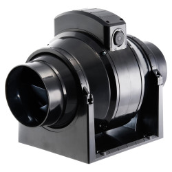 Manrose MF200S MixFlo Bathroom Induct Fan - 8"/200mm - Black