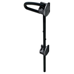 D&D Heavy Duty Drop Bolt - 640mm Length - Black