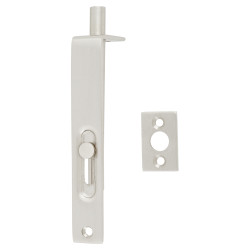Touchpoint Slide Action Flush Bolt - 102 x 16mm - Satin Nickel