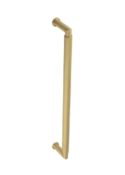 Burlington by Frelan Satin Brass 20mm D-Bar Door Pull Handle - Bolt Fix - 425mm c/c - Piccadilly Range