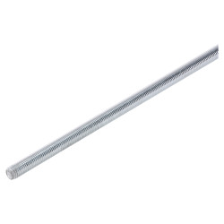 TIMCO Threaded Bar Rod - M12 x 1000mm - Zinc Plated - Pack of 10