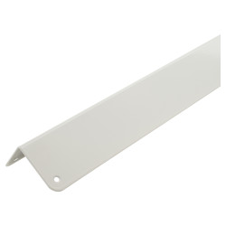 Altro 2400mm 430 Stainless Steel Angle - Equal Sided - 50 x 50 x 0.9mm - Matt White