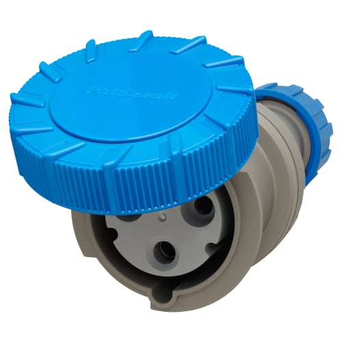 Lewden 63A 3 Pin Trailing Socket Blue ElectricalDirect