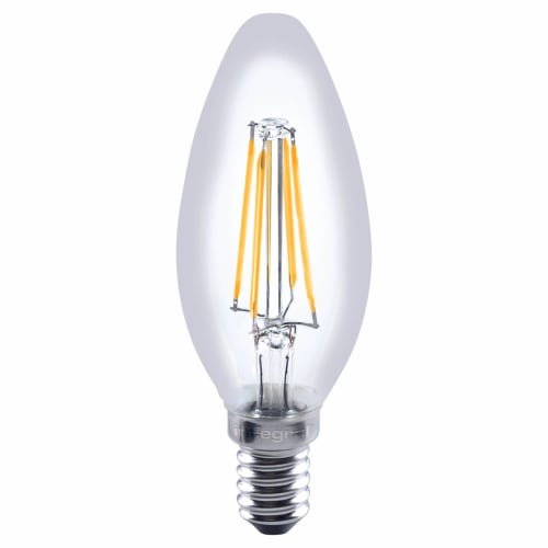 Integral LED Omni 4.5W SBCE14 LED Filament Dimmable Candle Lamp