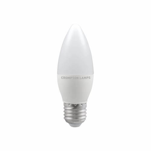Crompton 5.5W ESE27 LED Thermal Plastic Dimmable Candle Lamp 6500K