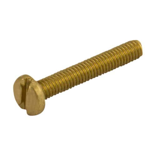 Unicrimp Machine Pan Head Screws M4 x 25mm Brass Pack of 100