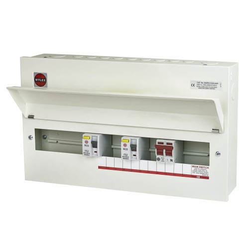 Wylex 15 Way 100A High Integrity Consumer Unit - 80A RCD ...