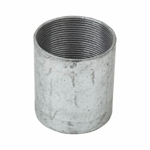 Deta Steel Conduit Couplers 50mm Galvanised Pack of 10