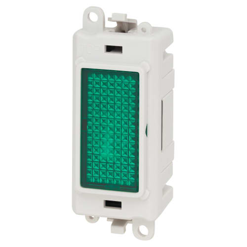 Click Scolmore GridPro 240V Green Indicator Grid Switch - White ...