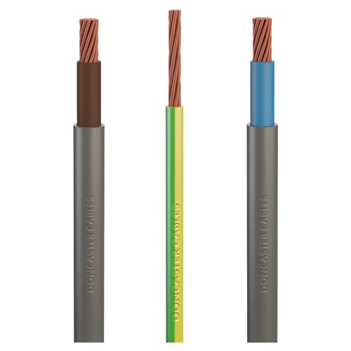 Doncaster Cables 6181Y 19 Strand Flexible Double Insulated Meter Tail