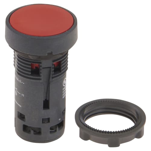 Schneider Harmony XB7 Monolithic Flush Push Button 1 N/C IP20 IP65