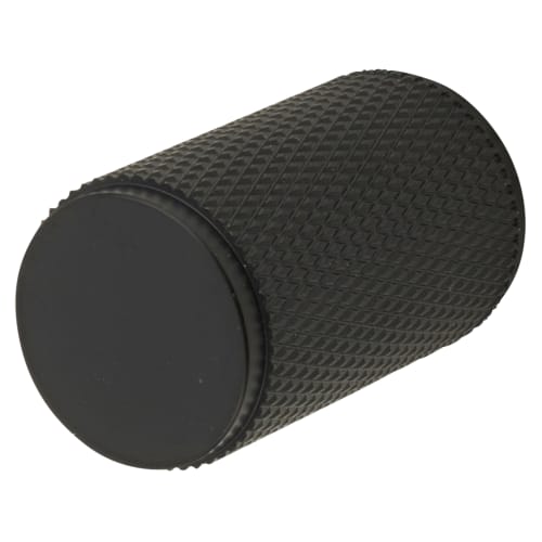 Carlisle Brass Knurled Knob 18mm Diameter Matt Black