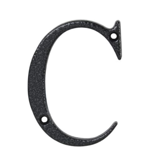 76mm Letter - C - Antique Black Iron