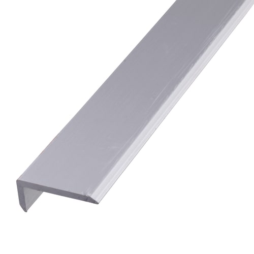 2000mm Chamfered Edge Profile - 19.6 x 8.6 x 1.6mm - Anodised Aluminium