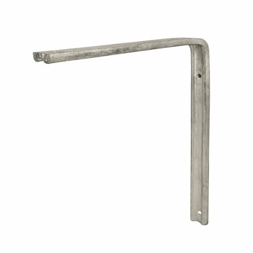 Altro Fluted Steel Angle Bracket 300 x 250mm Galvanised Pack of 5