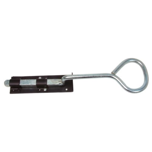 Monkey Tail Gate Bolt - Bow Handle - 615mm Length - Black Japanned