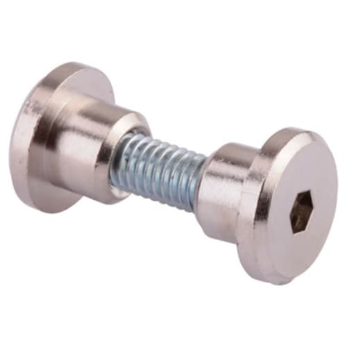 Hex Headed Bolt Through Fixing - Satin Anodised Aluminium - 17-21mm Panels