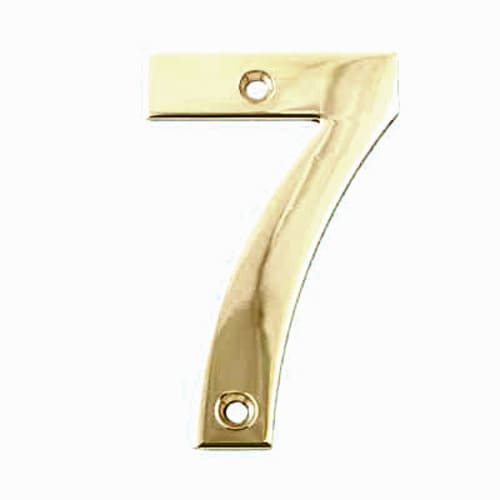 100mm Numeral - 7 - Brass PVD