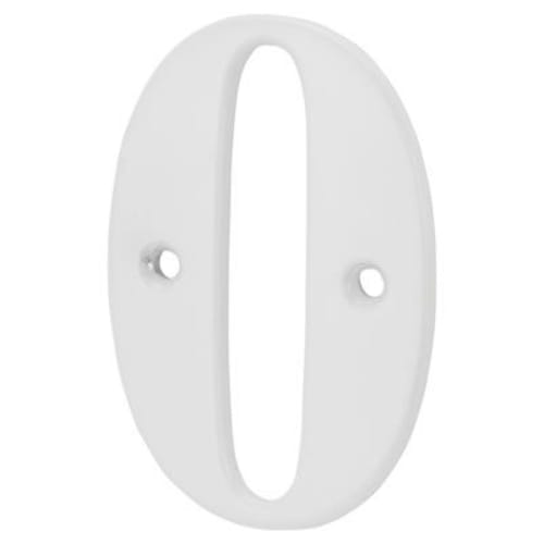 76mm Numeral - 0 - White