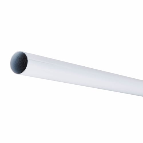 25mm Round Steel Tube - 1829mm Length - White