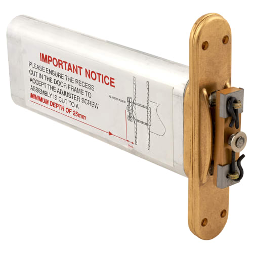 Perkomatic R85 Hydraulic Concealed Door Closer - Brass