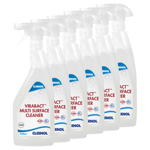 Virabact Antibacterial Surface Disinfectant - 750ml - Pack of 6