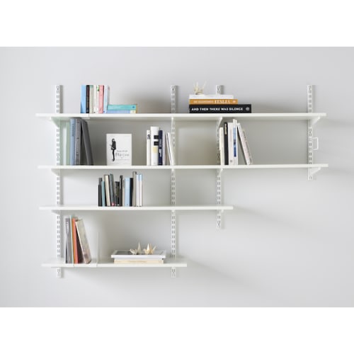 elfa Top Track System Solid Shelf 605 x 437mm White