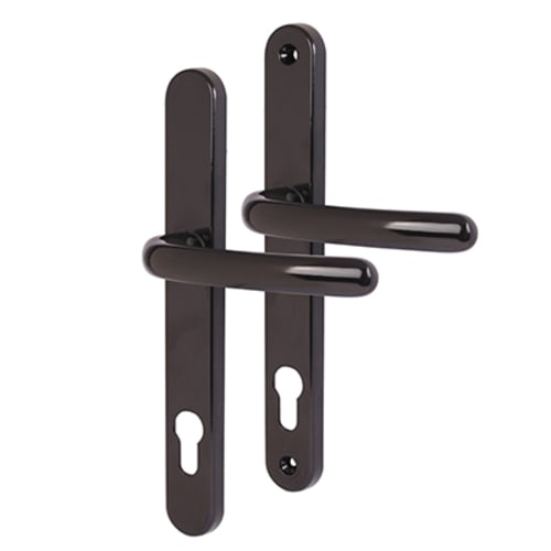 Fab & Fix Balmoral uPVC Multipoint Lever/Lever Door Handle 92mm c/c Black
