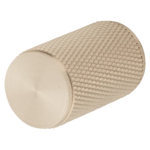 Carlisle Brass Knurled Knob 18mm Diameter Satin Nickel IronmongeryDirect Same