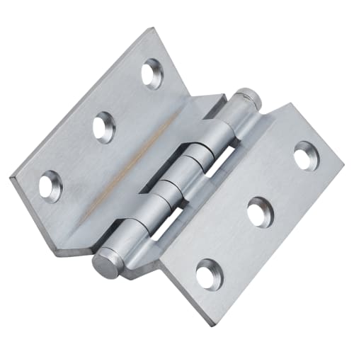 Cranked Ball Bearing Window/Door Hinge 64 x 2.5mm Satin Chrome