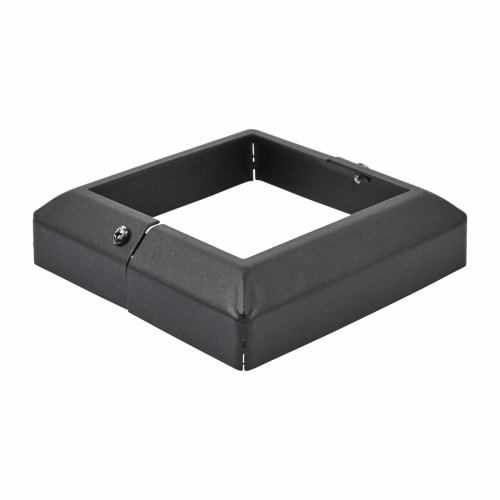 Metal Base Plate Cover 96 x 96mm Premium Black Galvanised