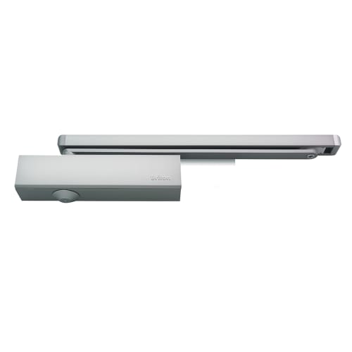 Briton 2300 Cam Action Fire Door Closer Pull Side Mounting Silver