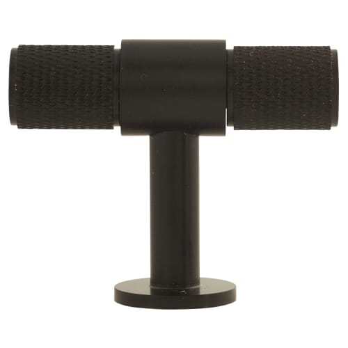 Carlisle Brass 13mm Knurled TBar Knob 50 x 40mm Matt Black