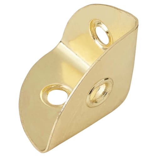Case Corner 28 x 28mm Polished Brass IronmongeryDirect Same Day