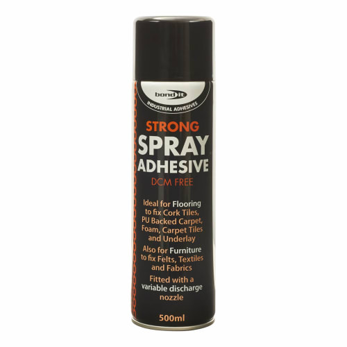 Bond It Aerosol Spray Adhesive 500ml IronmongeryDirect Same Day
