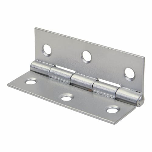 Steel Door Hinge 75 x 50mm Durosil Silver Finish
