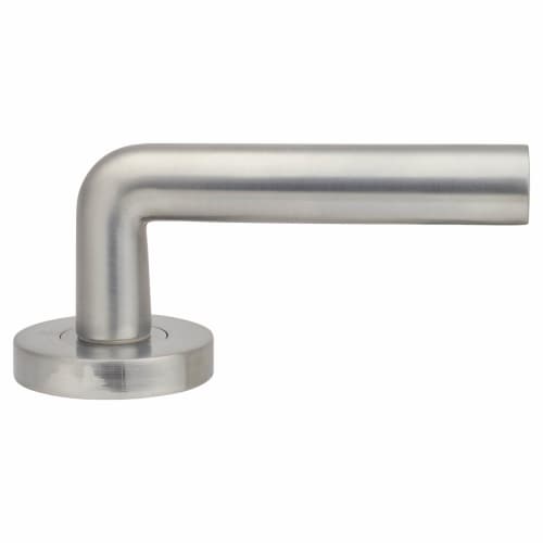 Jigtech Riva Lever Door Handle on Rose Satin Chrome IronmongeryDirect Same Day Despatch