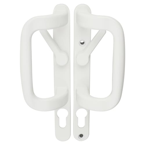 Trojan Patio Locking Handle uPVC/Timber White IronmongeryDirect