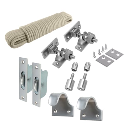 Sash Window Refurb Kit Satin Chrome IronmongeryDirect Same Day