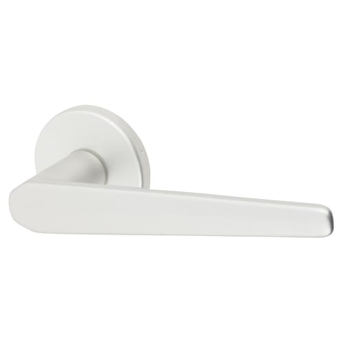 Urfic Easy Click Neptune Lever Door Handle on Rose Satin Aluminium