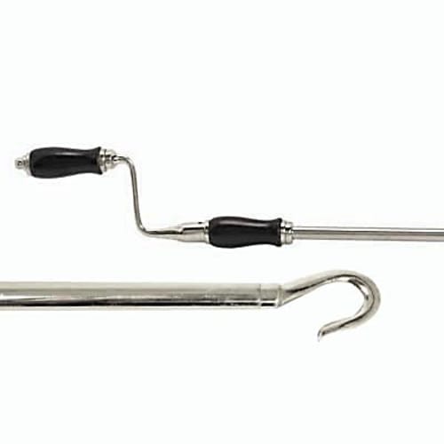 Skylight Opener Handle 1520mm Length Polished Chrome