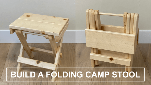 Build A Folding Camp Stool 