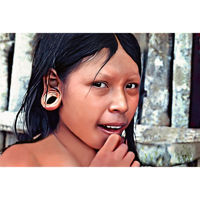 Indígena da Amazônia, obra de Ronaldo Câmara