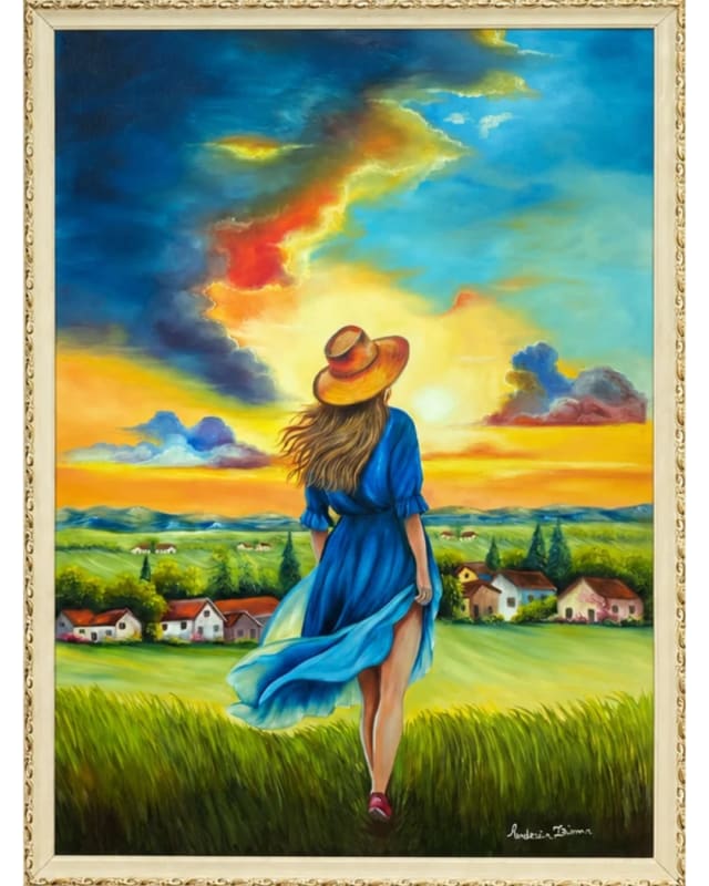 A Brisa do Amanhecer no Campo, obra de Andrea Lima