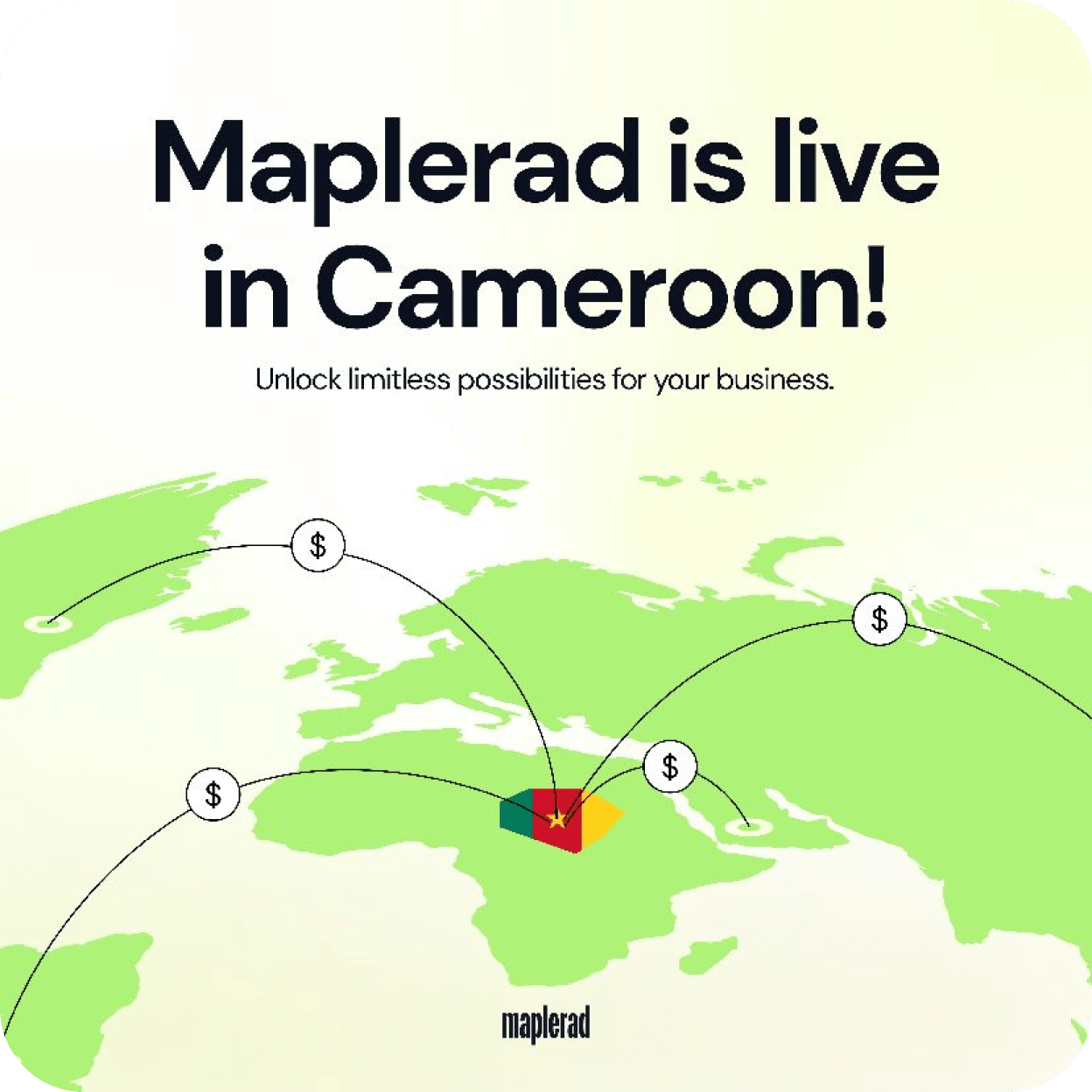 Expanded to Cameroon