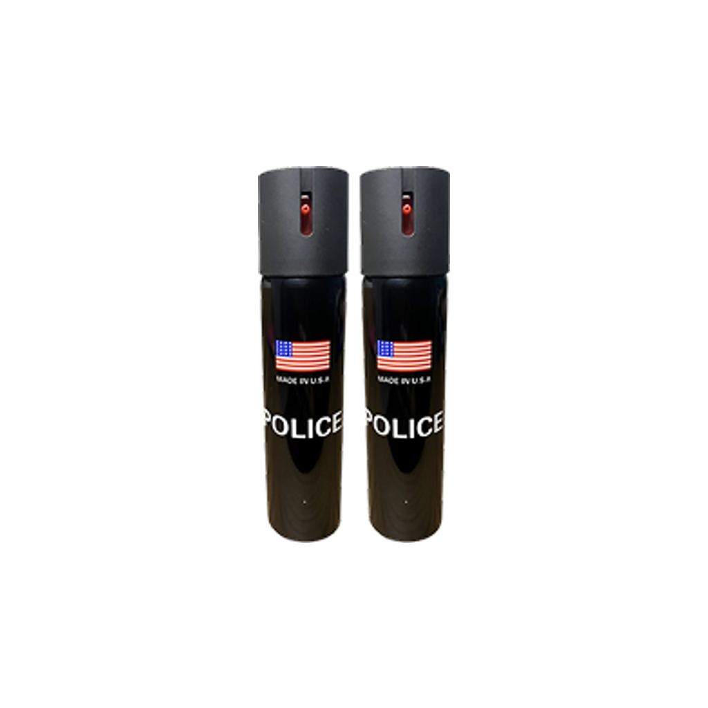 Kit 2 Un Spray De Defesa Pessoal 110ml Pimenta Extra Forte Cor Preto