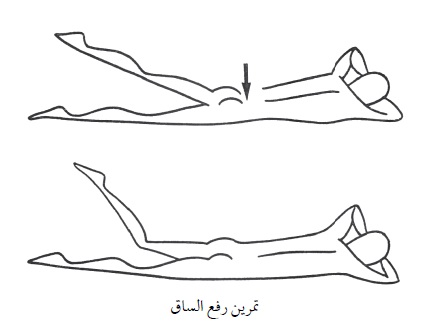 تمرين رفع الساق لشد الظهر وعلاج الآلام